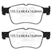 EBC yellowstuff brake pads front fits 2021 Ford Bronco Sport 1 5t