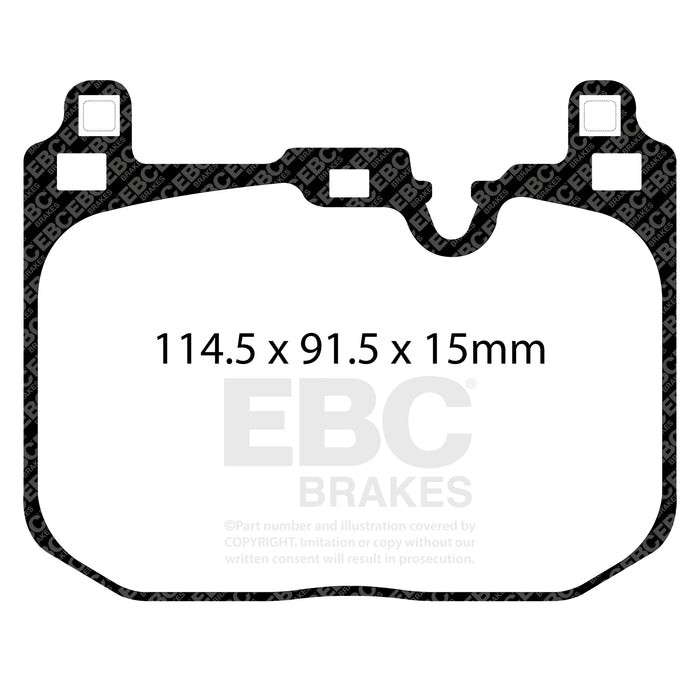 EBC yellowstuff brake pads front fits 2018 Bmw X2