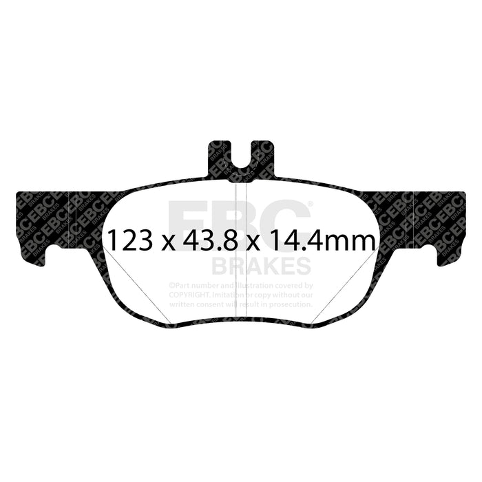 EBC yellowstuff brake pads rear fits 2020 Mazda Cx 30 2 5l