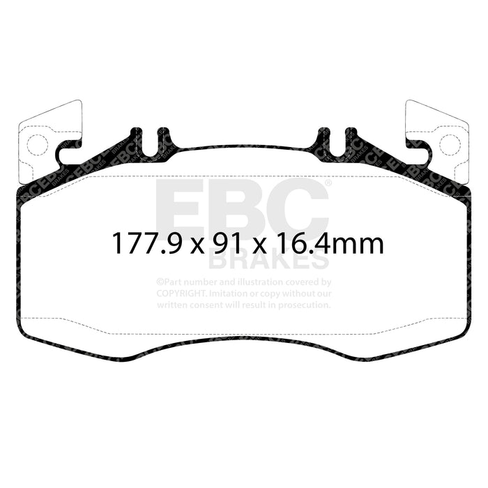 EBC bluestuff brake pads front fits 2020 23 Mercedes Benz Cla45 Amg