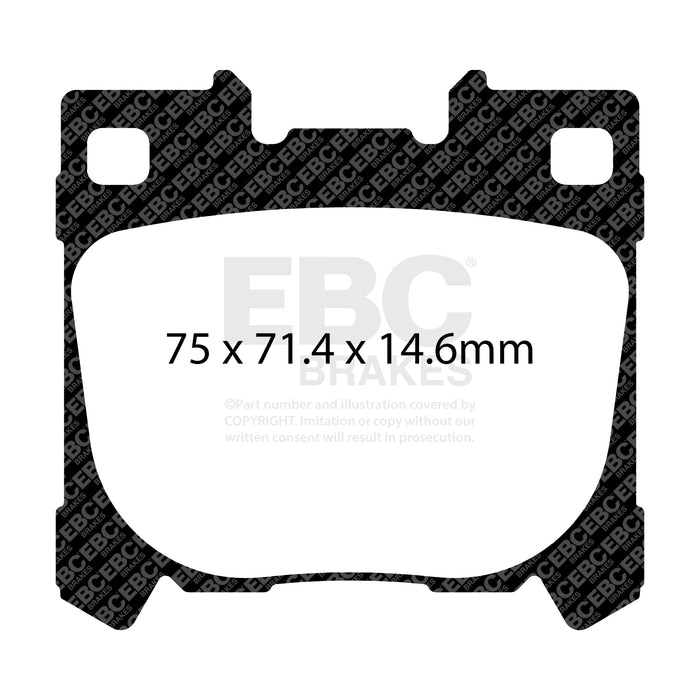 EBC bluestuff brake pads rear fits 2022 Toyota Gr Yaris