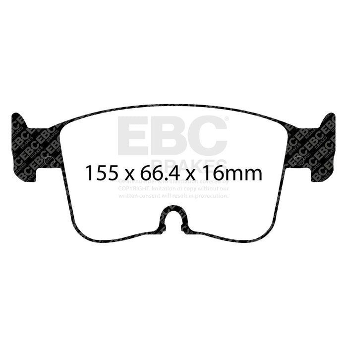 EBC yellowstuff brake pads front fits 2022 Audi A3 2 0t 40