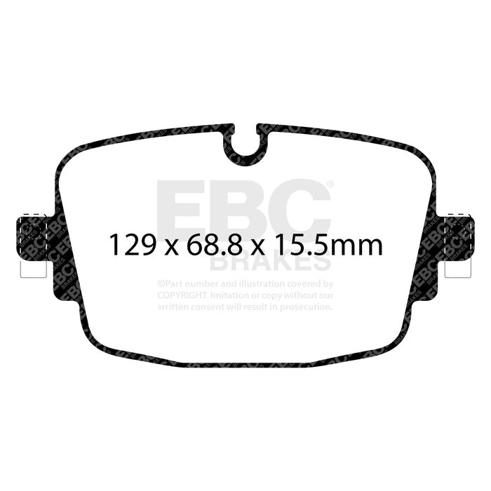 EBC redstuff brake pads rear fits 2008 17 Audi R8 04 14 Lamborghini Gallardo