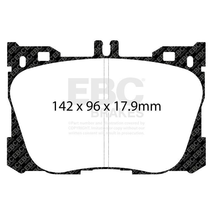 EBC yellowstuff brake pads front fits 2017 Mercedes Benz E300 W213 2 0l Turbo