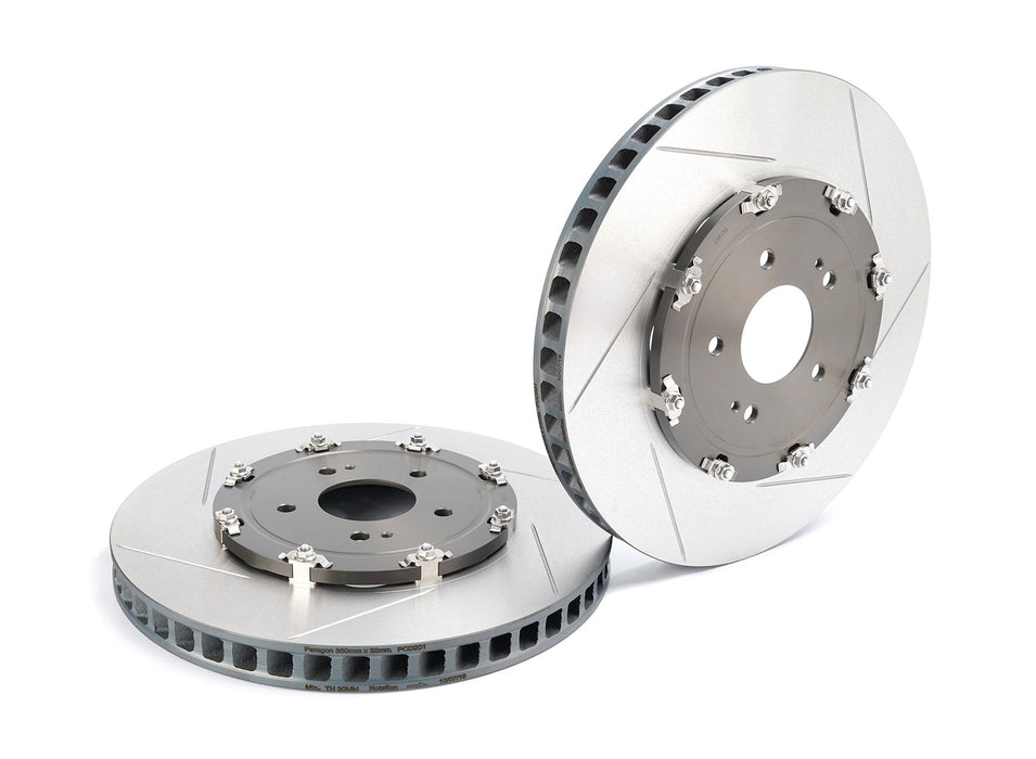 Mitsubishi Lancer Evolution X (Front) Performance 2-Piece Rotor and Brake Pad Package