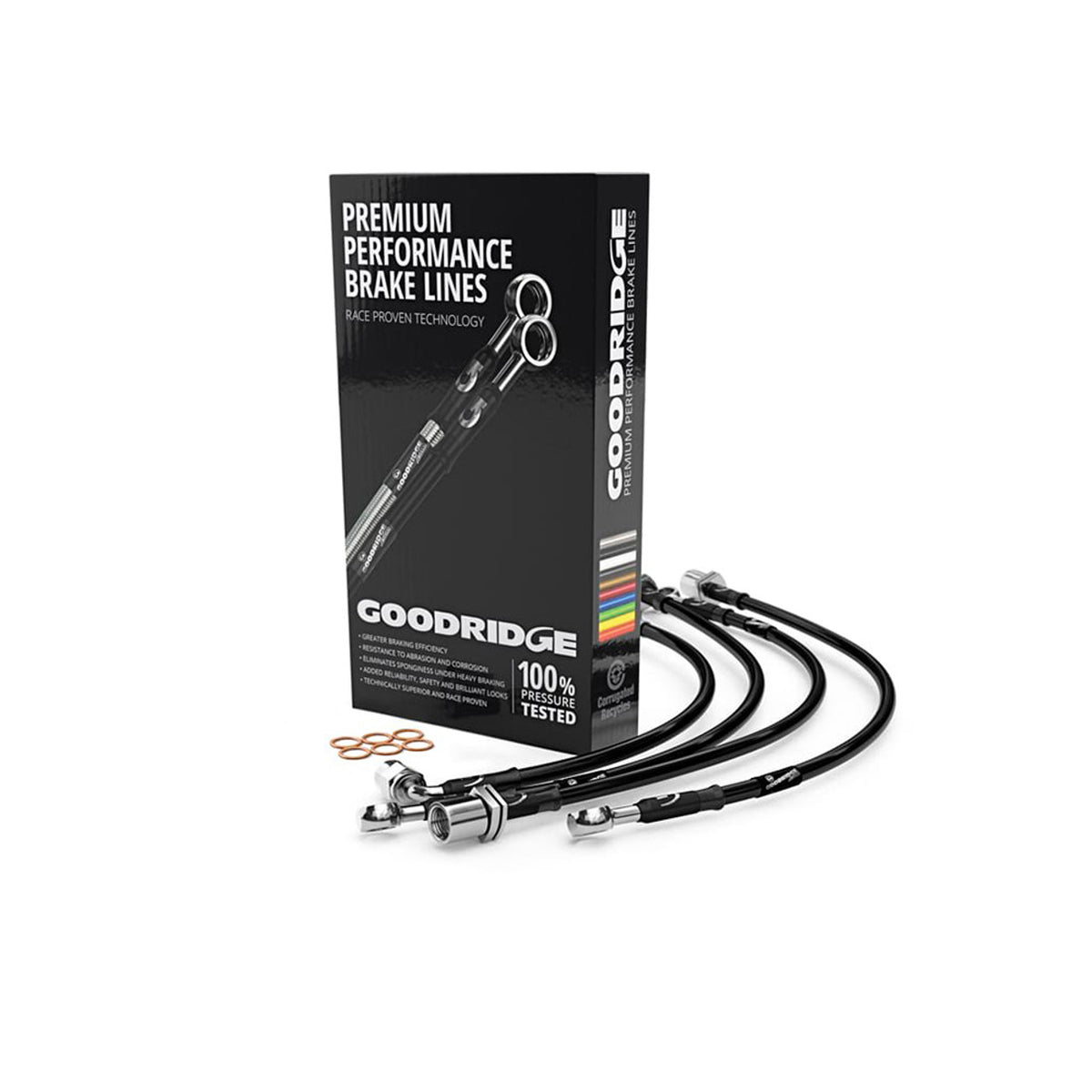 Tesla Model 3 / Model Y Stainless brake lines front and rear — Alcon ...