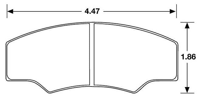 Hawk Performance HB107 Series Brake Pad