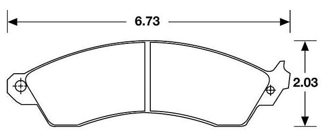 Hawk Performance HB111 Series Brake Pad