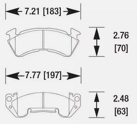 Hawk Performance HB131 Series Brake Pad