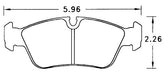 Hawk Performance brake pads part HB136 fits Performance Hb136 Series