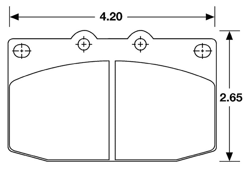 Hawk Performance HB155 Series Brake Pad