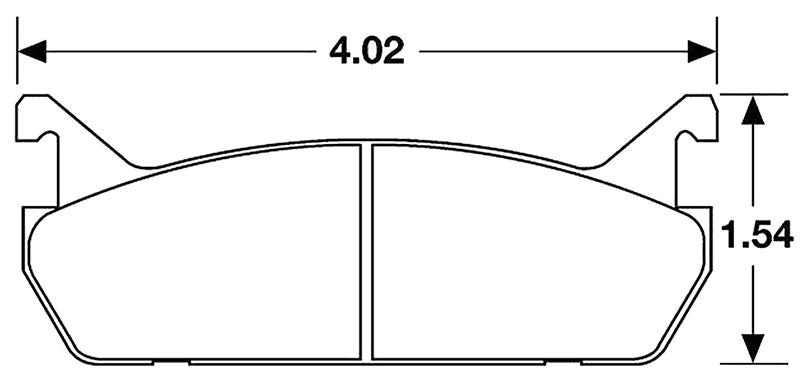 Hawk Performance HB157 Series Brake Pad