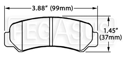 Hawk Performance HB203 Series Brake Pad