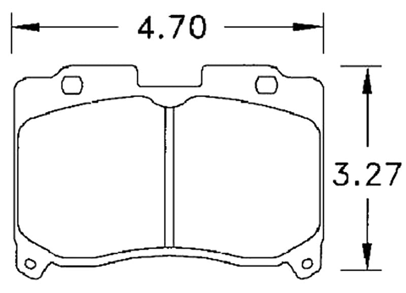 Hawk Performance HB215 Series Brake Pad