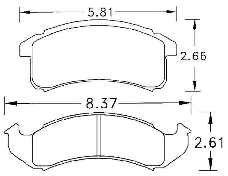 Hawk Performance HB217 Series Brake Pad