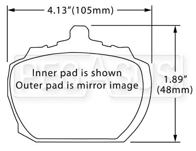 Hawk Performance HB229 Series Brake Pad