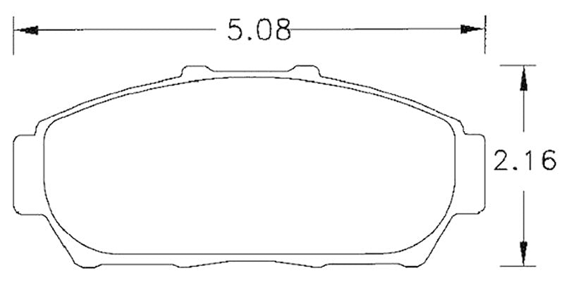 Hawk Performance HB245 Series Brake Pad