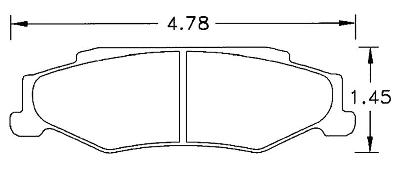 Hawk Performance HB248 Series Brake Pad