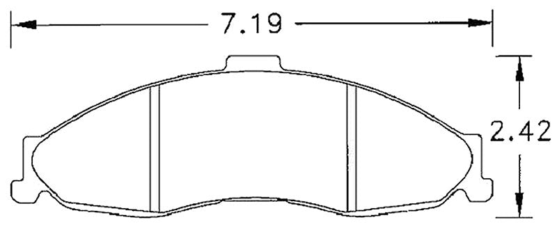 Hawk Performance HB249 Series Brake Pad