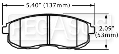 Hawk Performance HB268 Series Brake Pad