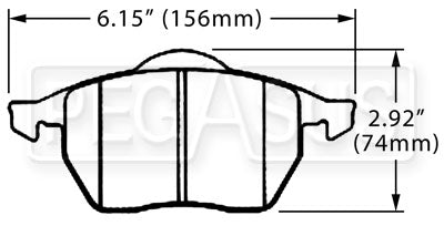 Hawk Performance HB269 Series Brake Pad