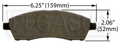 Hawk Performance brake pads part HB303 fits Performance Hb303 Series