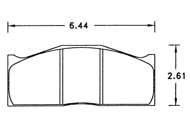 Hawk Performance HB331 Series Brake Pad