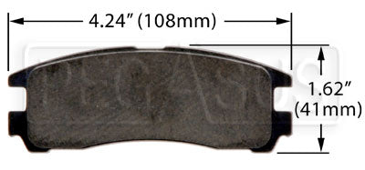 Hawk Performance brake pads part HB367 fits Performance Hb367 Series