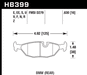 Hawk Performance HB399 Series Brake Pad 0.630 in. thick