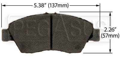 Hawk Performance HB418 Series Brake Pad