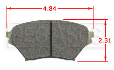 Hawk Performance HB431 Series Brake Pad