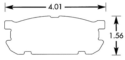 Hawk Performance HB442 Series Brake Pad