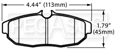 Hawk Performance HB485 Series Brake Pad