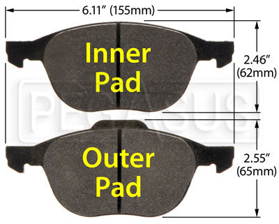 Hawk Performance HB519 Series Brake Pad