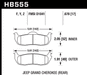 Hawk Performance HB555 Series Brake Pad 0.678 in. thick