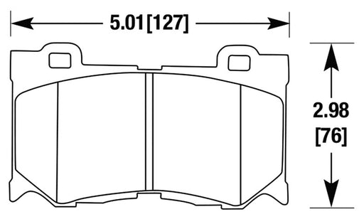 Hawk Performance brake pads part HB601 fits Performance Hb601 Series