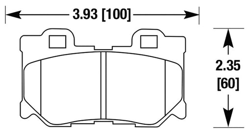 Hawk Performance brake pads part HB602 fits Performance Hb602 Series