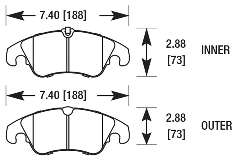 Hawk Performance HB641 Series Brake Pad