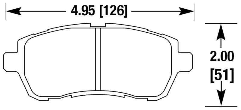 Hawk Performance HB668 Series Brake Pad