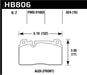 Hawk Performance HB545 Series Brake Pad 0.564 in. thick