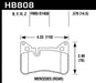 Hawk Performance HB545 Series Brake Pad 0.564 in. thick