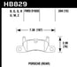 Hawk Performance HB548 Series Brake Pad 0.510 in. thick