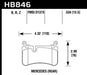 Hawk Performance HB787 Series Brake Pad 0.582 in. thick