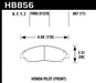Hawk Performance HB788 Series Brake Pad 0.745 in. thick