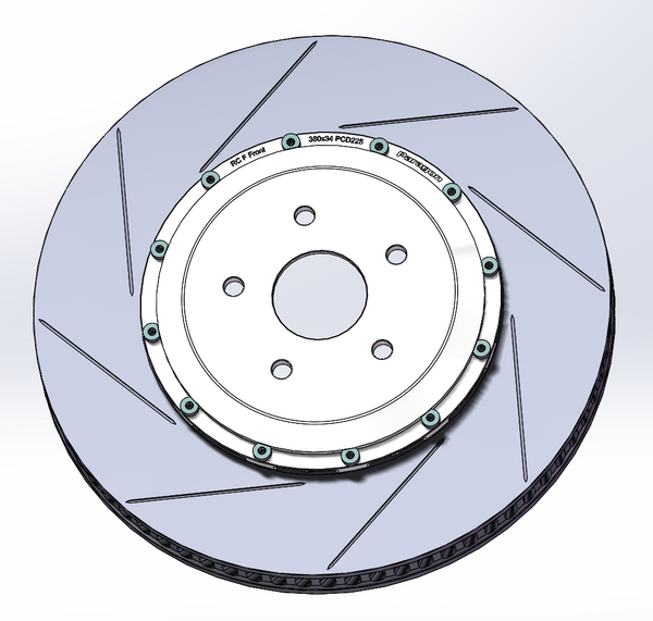 Paragon 2-Piece Rotors – Front – Lexus RC F (USC10) / GS F (URL10)