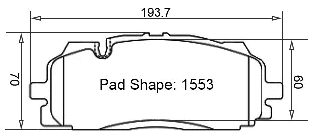 Winmax W-Series/PBP 1553 Brake Pads for  B9/B9.5 S4/S5/RS5/SQ5 front