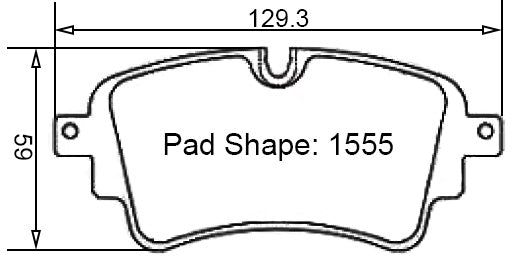 Winmax W-Series/PBP 1555 Brake Pads for  B9/B9.5 S4/S5/RS5/SQ5 rear