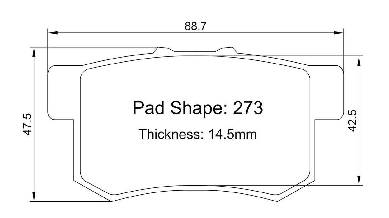 Winmax W-Series/PBP 273 Brake Pads