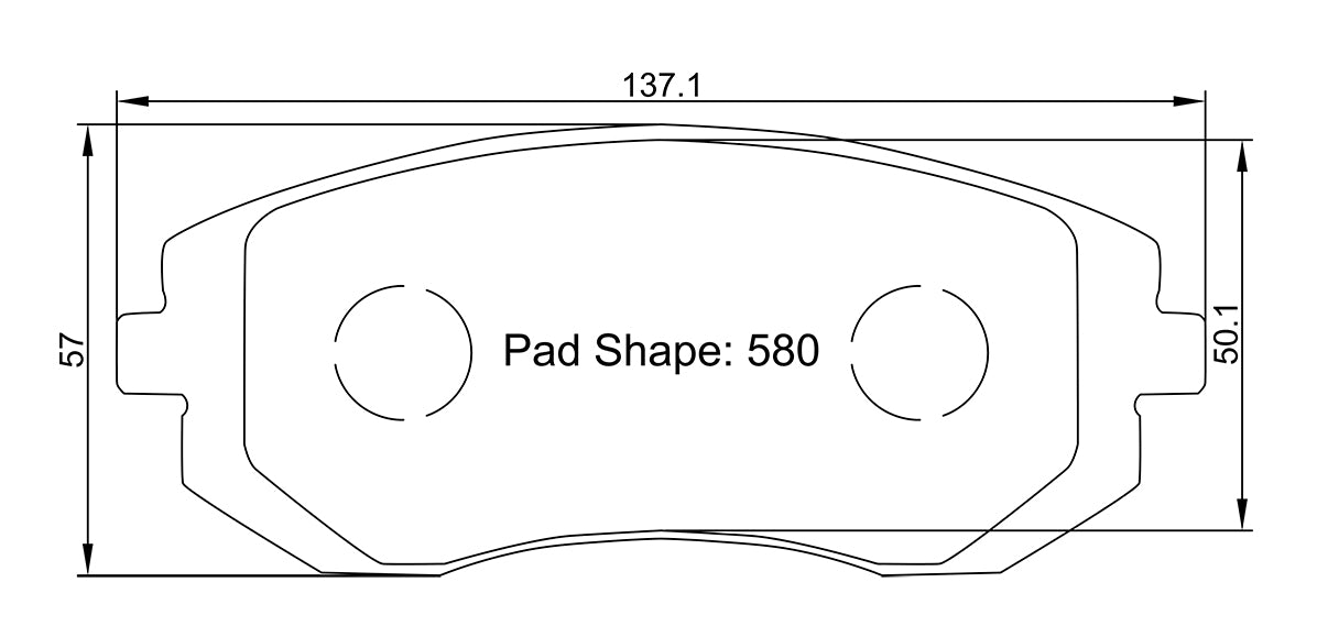 Winmax W-Series/PBP 580 Brake Pads for BRZ / WRX / FR-S / FT86 Front