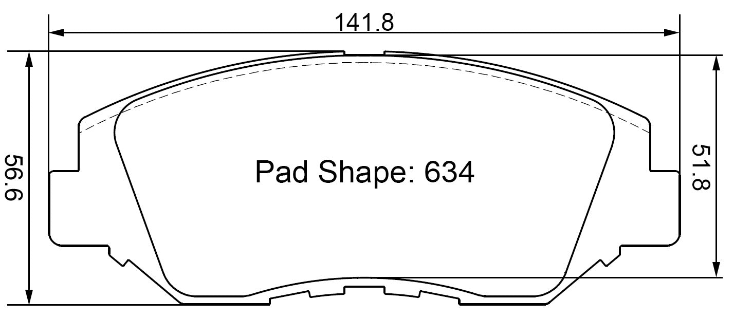 Winmax W-Series/PBP 634 Brake Pads for 10th Gen Civic Front